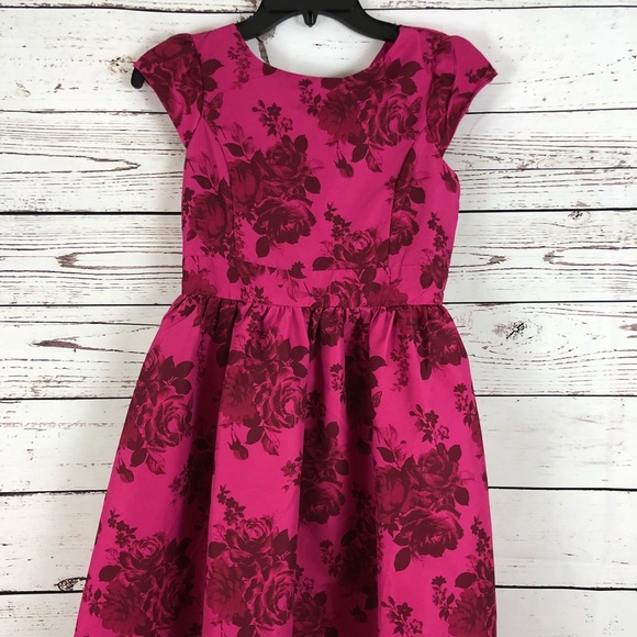 ted baker girls red dress